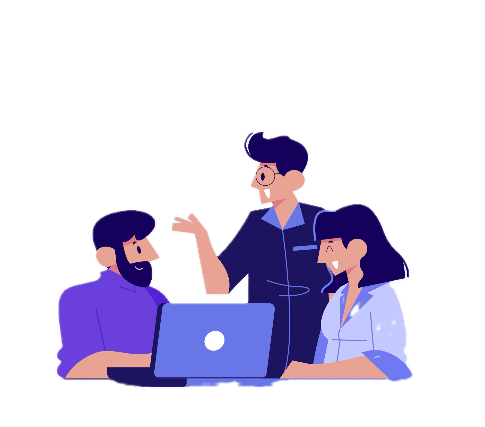 Modern office space with wooden slat wall design